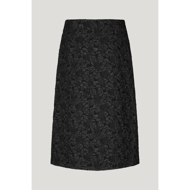 SAYONA Jacquard Midi Skirt Black
