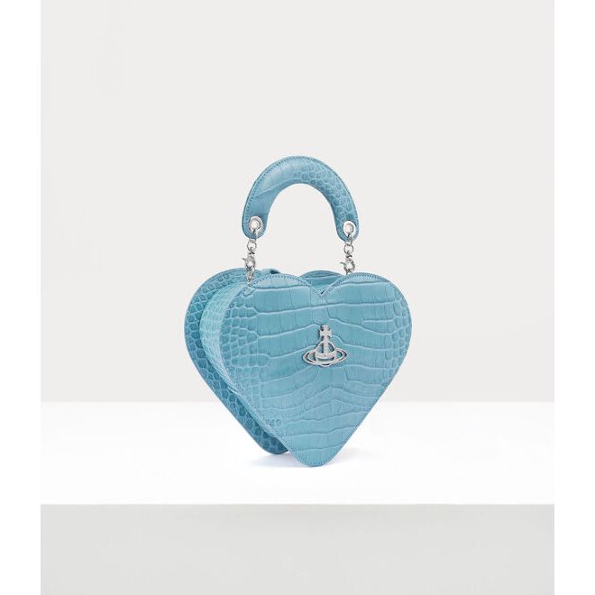 Josephine Heart Crossbody Bag Pale Blue