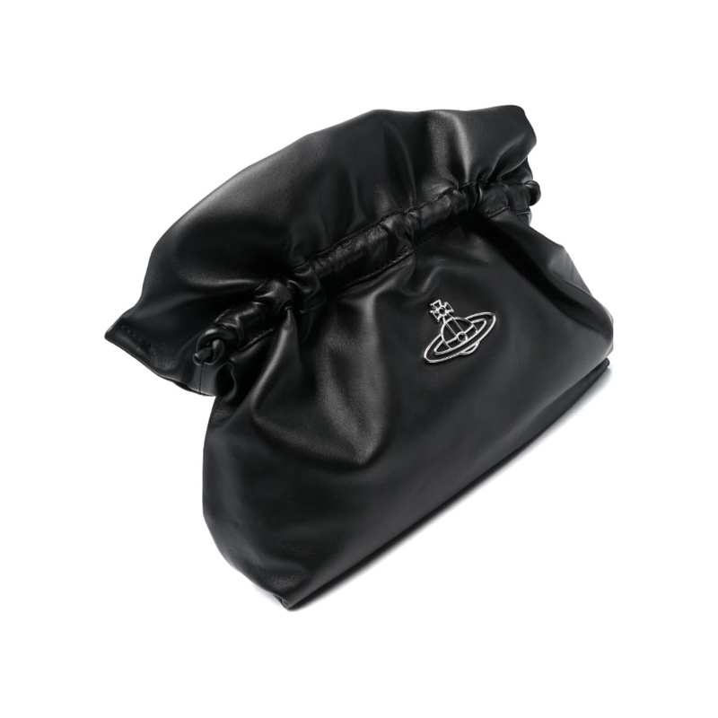 EVA Medium Clutch Orb Double Bag Black
