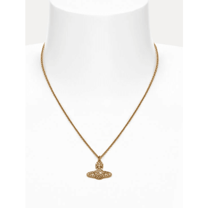 Vivienne Westwood Grace Bas Relief Pendant Gold AgathaBoutiqueLtd