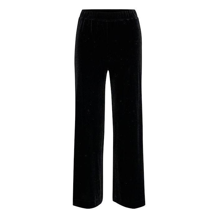 Jaqueh IW Velour Trousers Black