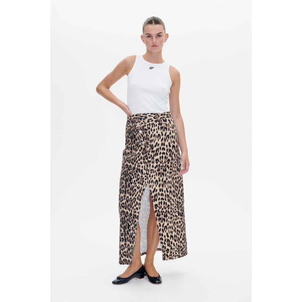 Sigge Skirt Leopard - AgathaBoutiqueLtd