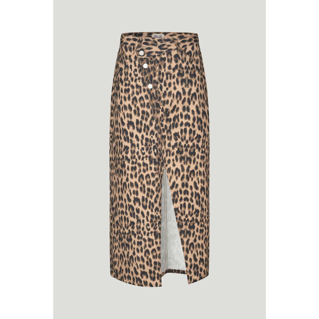 Sigge Skirt Leopard - AgathaBoutiqueLtd