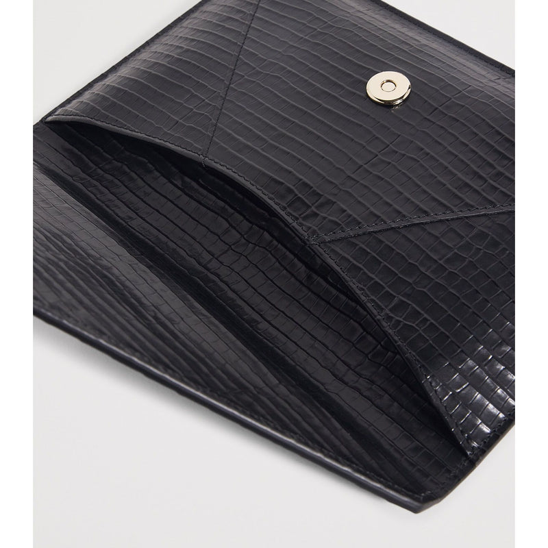 Envelope Orb Clutch Black
