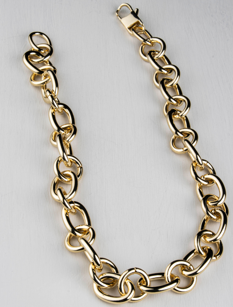 Pixie Chunky Necklace Gold Plated