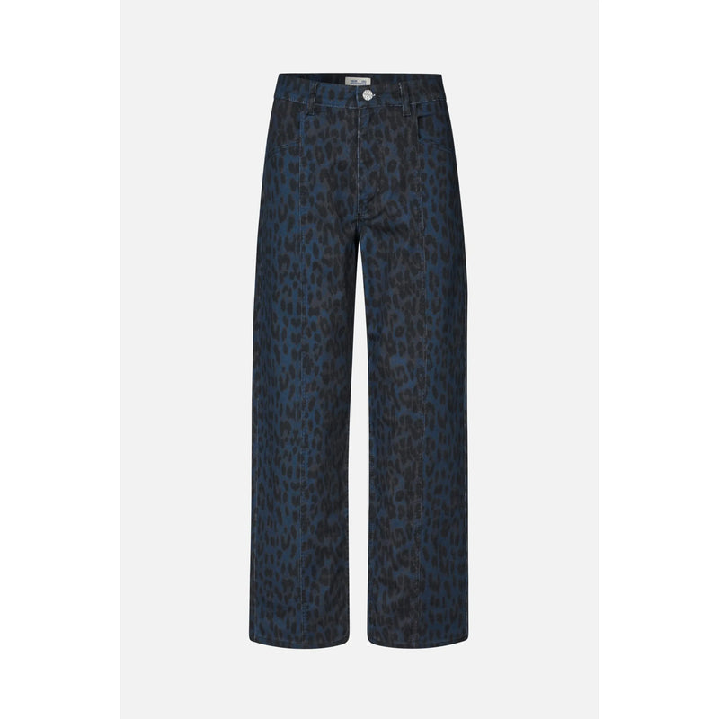 Nara Jeans Blue Leopard