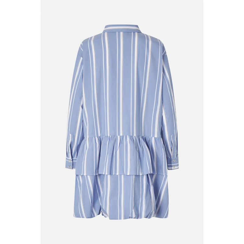 ANNALEA Striped Shirt Dress Blue Stripe