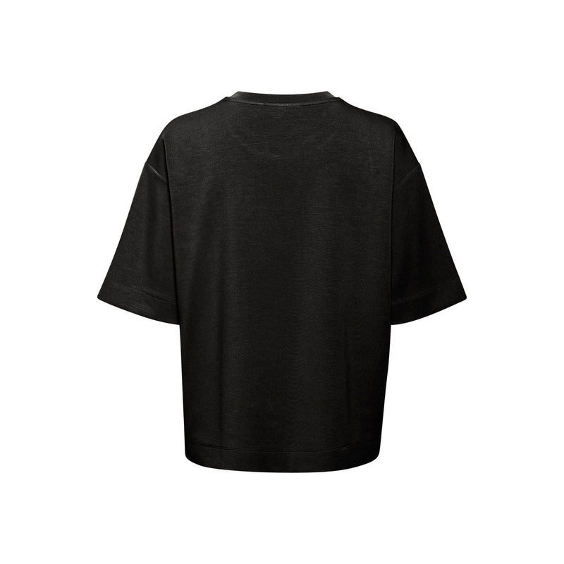 PannieIW Oversized TShirt Black - AgathaBoutiqueLtd