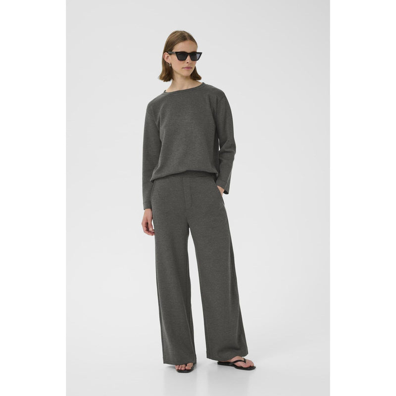 GincetteIW Melange Pants Grey Melange