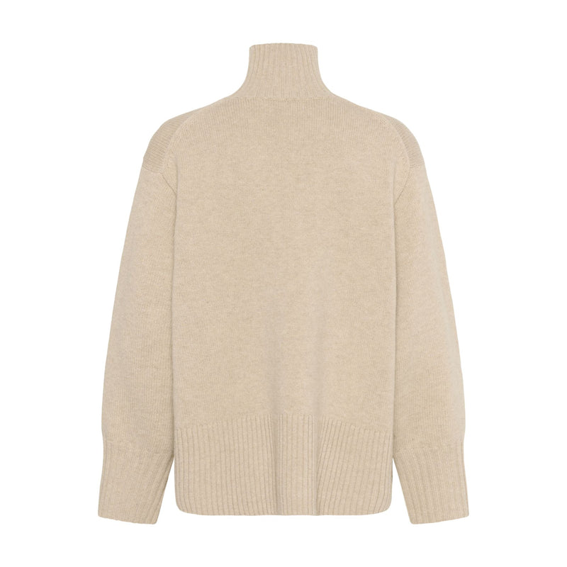 GeaIW Kaxy Highneck Wool Knit Jumper Haze