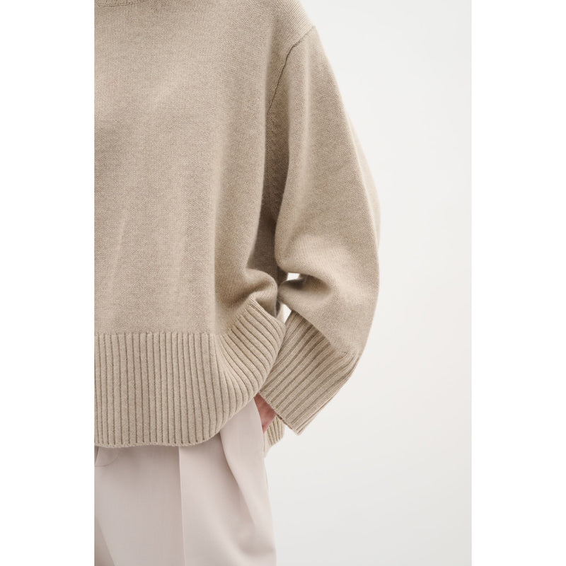 GeaIW Kaxy Highneck Wool Knit Jumper Haze