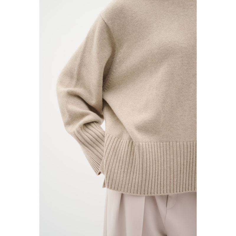 GeaIW Kaxy Highneck Wool Knit Jumper Haze