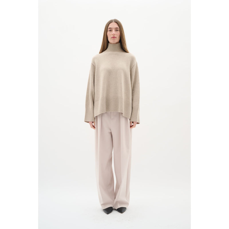 GeaIW Kaxy Highneck Wool Knit Jumper Haze