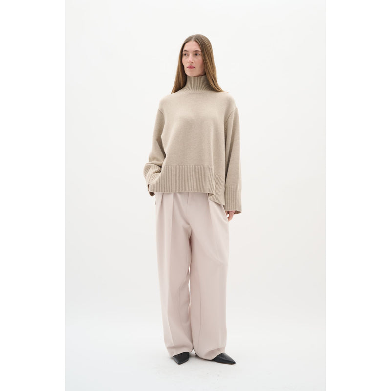 GeaIW Kaxy Highneck Wool Knit Jumper Haze