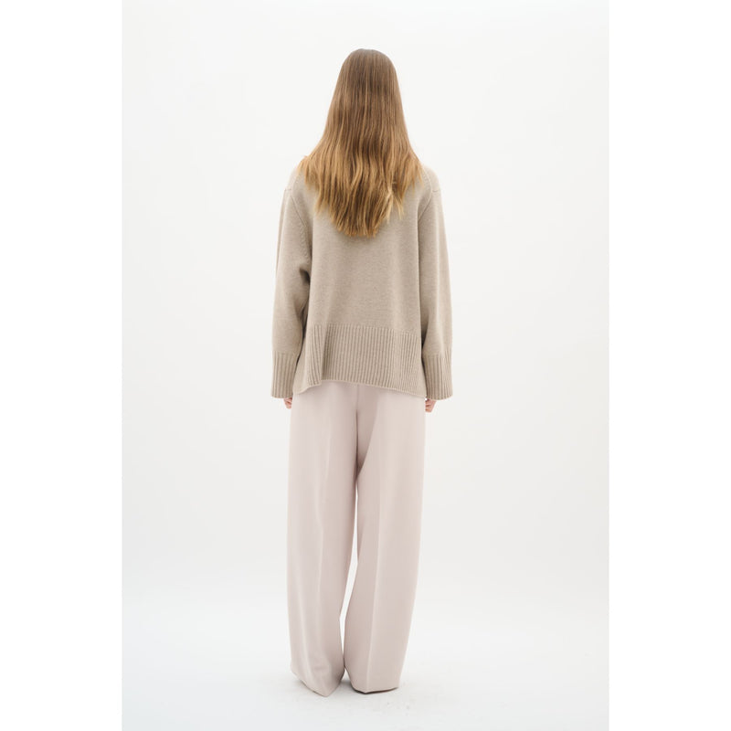 GeaIW Kaxy Highneck Wool Knit Jumper Haze