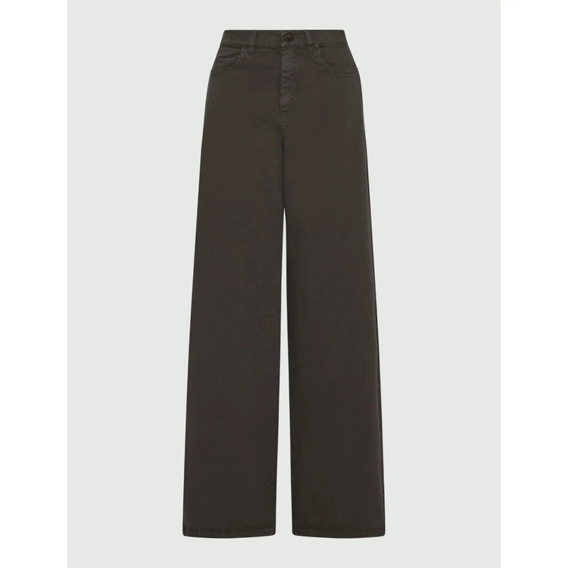 GLADIS Cotton Long Trousers Brown