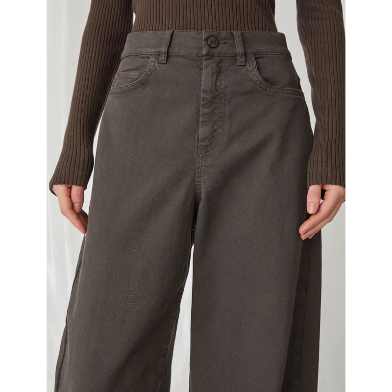 GLADIS Cotton Long Trousers Brown