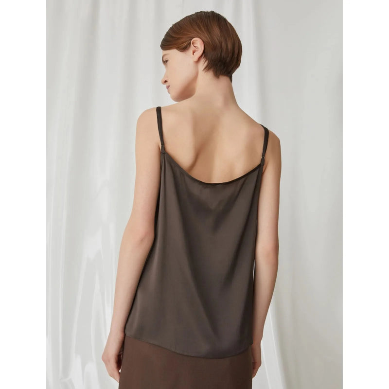 LEZIONE Camisole Top Dark Brown