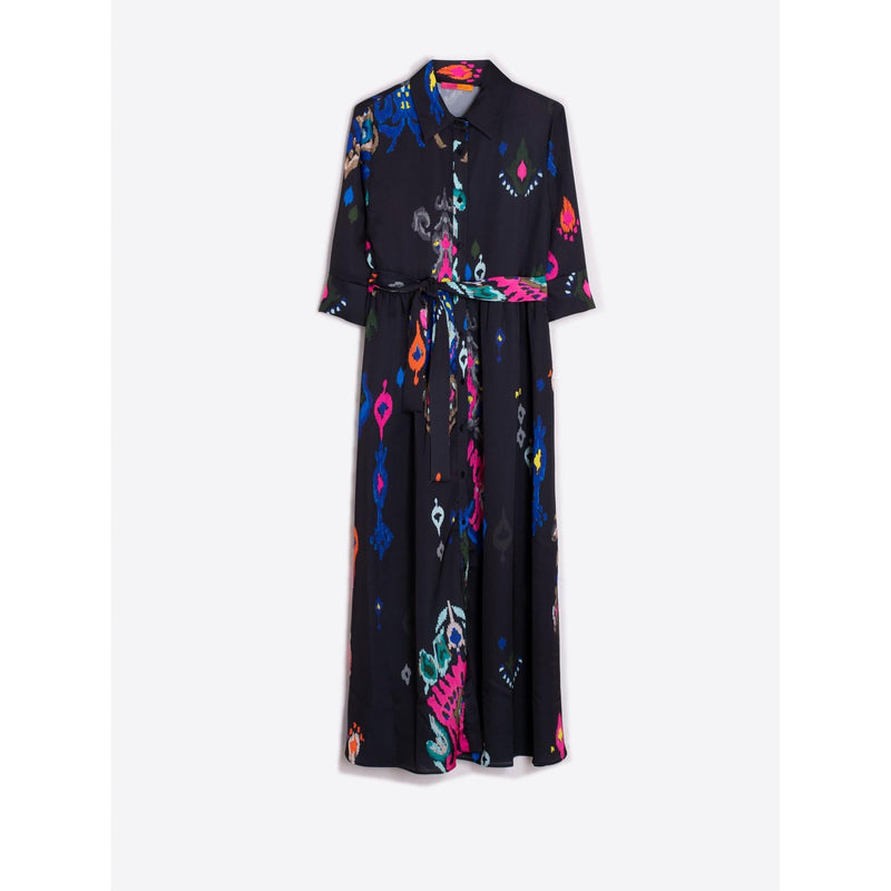 NATALIA Printed Shirt Dress Multi Colour