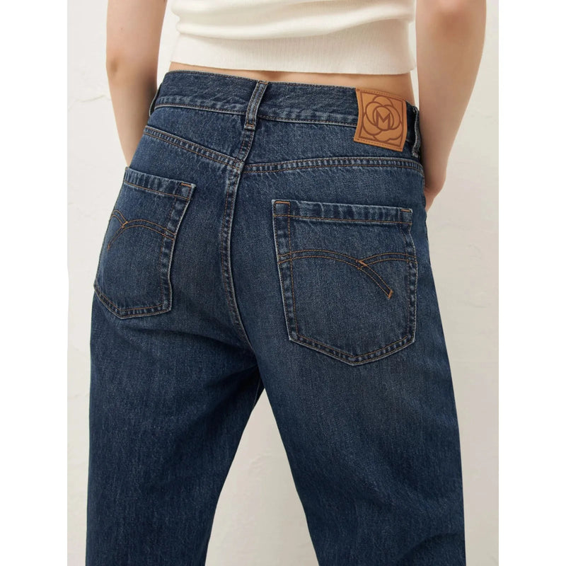 MOM 100% Cotton Jeans Denim Blue