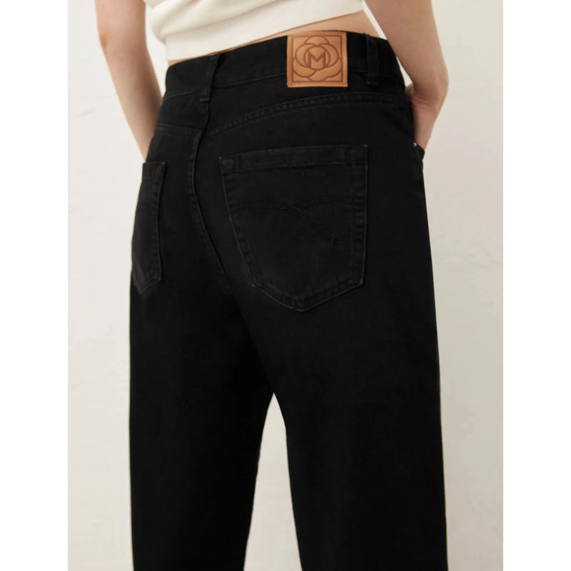 MOM 100% Cotton Jeans Black