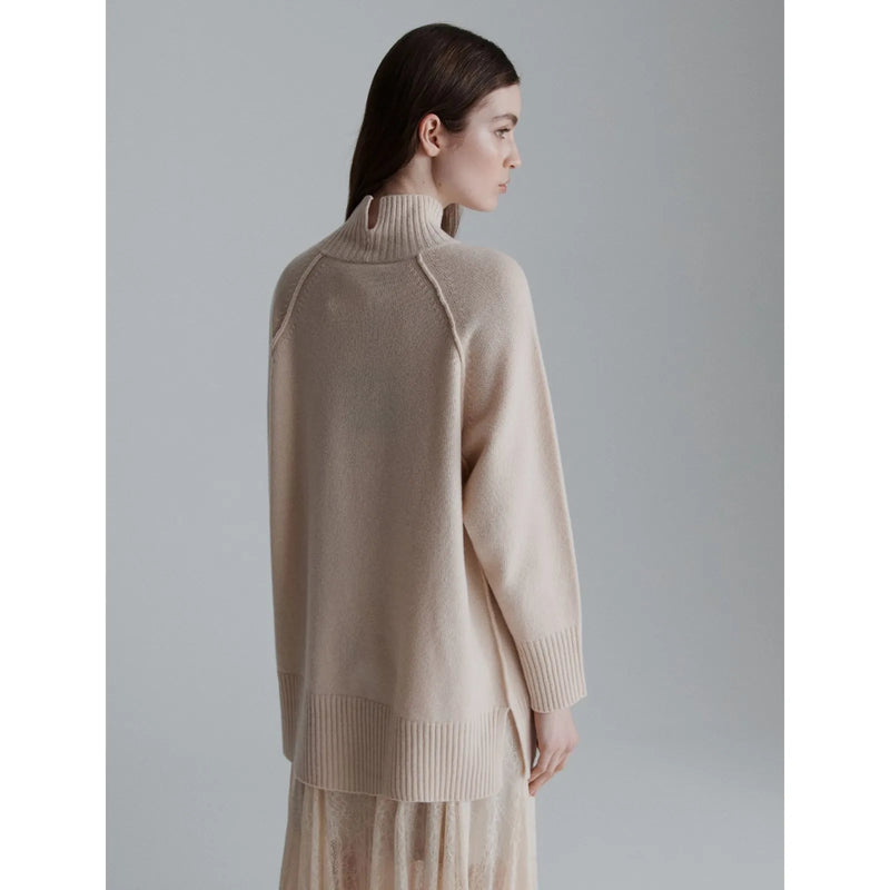 Eccelso Wool Knitted Sweater Cream