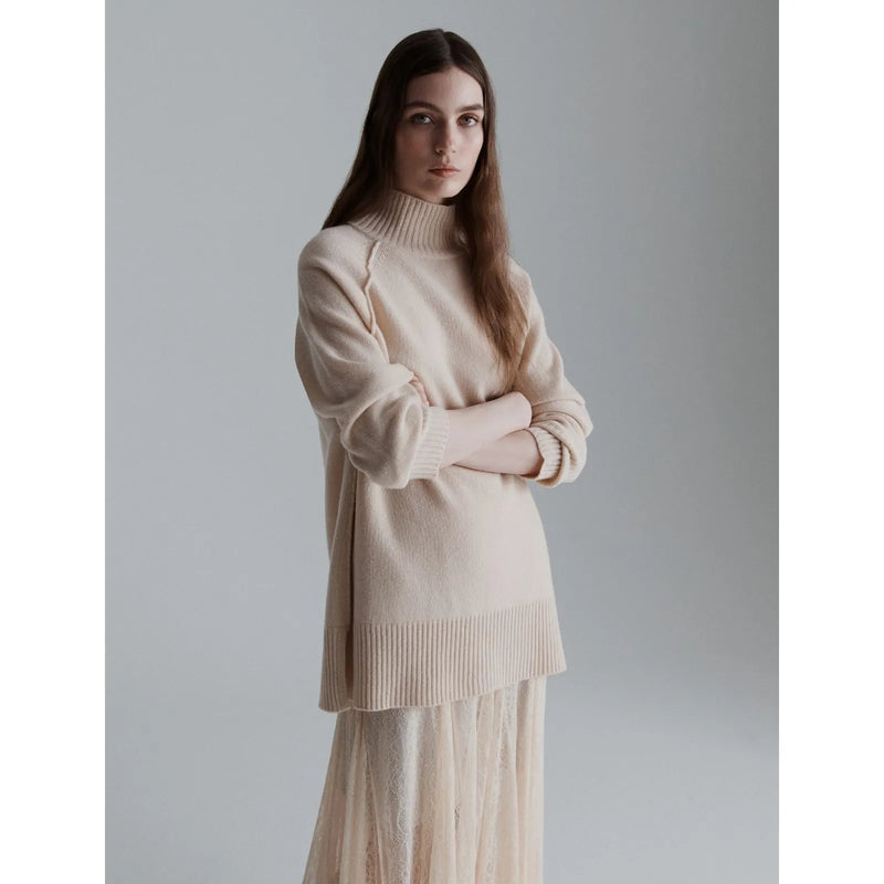 Eccelso Wool Knitted Sweater Cream