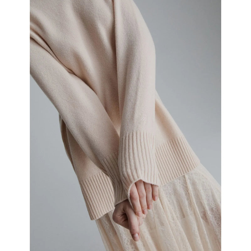 Eccelso Wool Knitted Sweater Cream