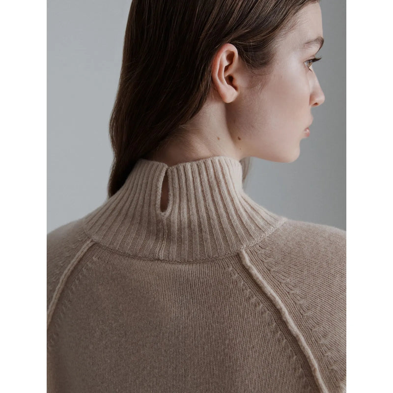 Eccelso Wool Knitted Sweater Cream