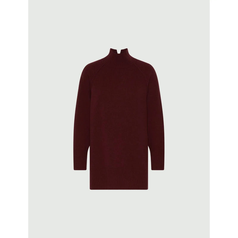 Eccelso Wool Knitted Sweater Bordeaux
