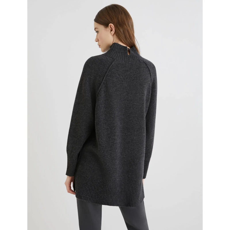 Eccelso Wool Knitted Sweater Dark Grey