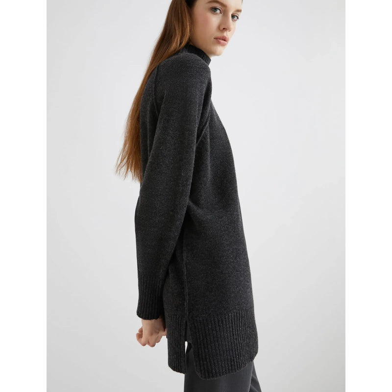 Eccelso Wool Knitted Sweater Dark Grey
