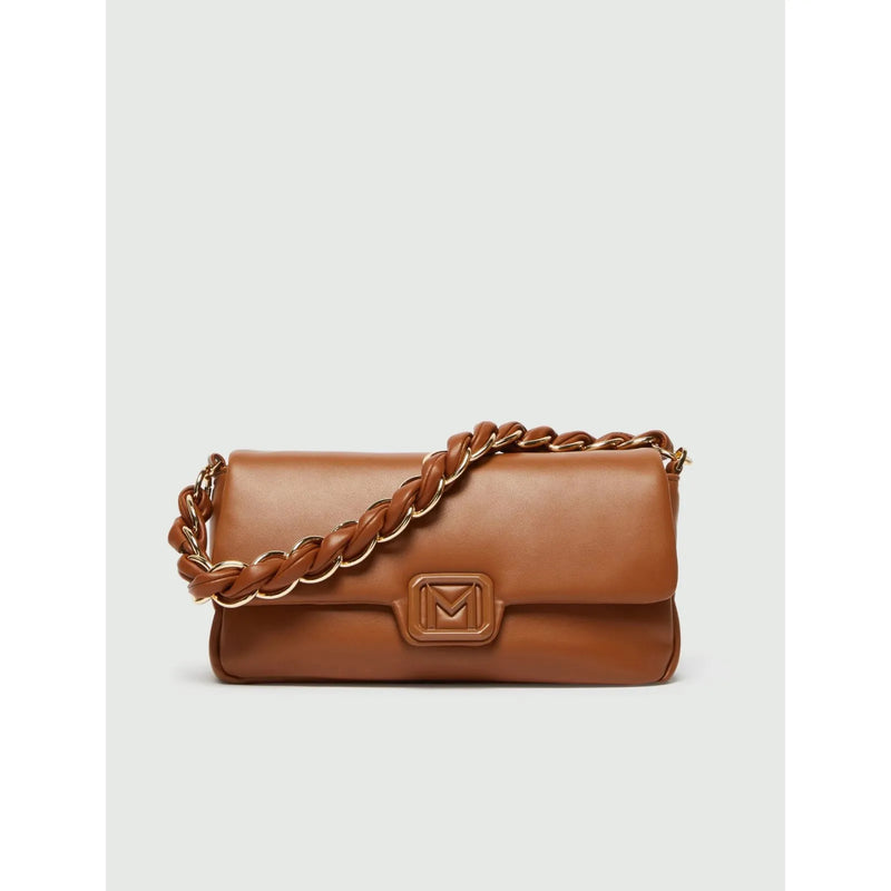 EMILY PU Chain Detail Handbag Tobacco