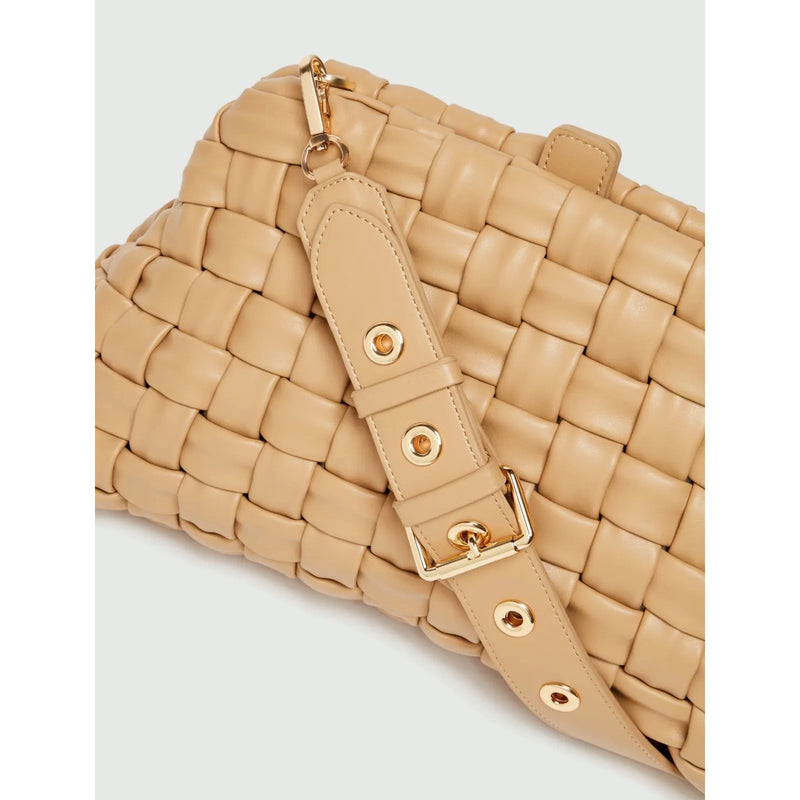 Nuit Woven Handbag Camel