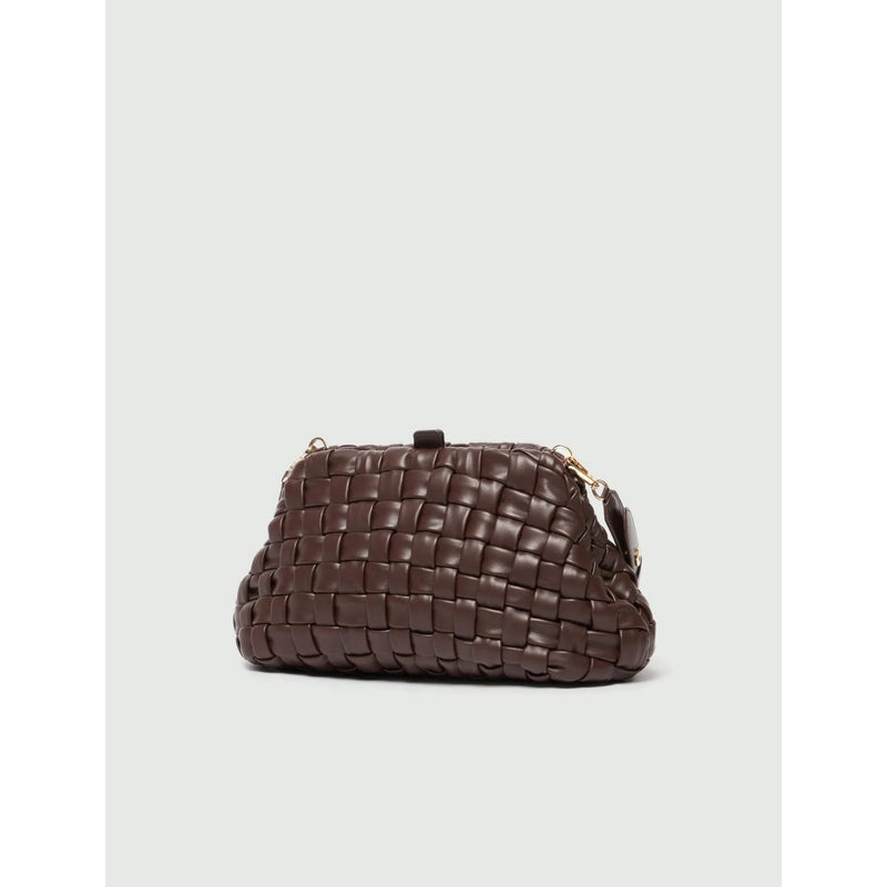 Nuit Woven Handbag Dark Brown