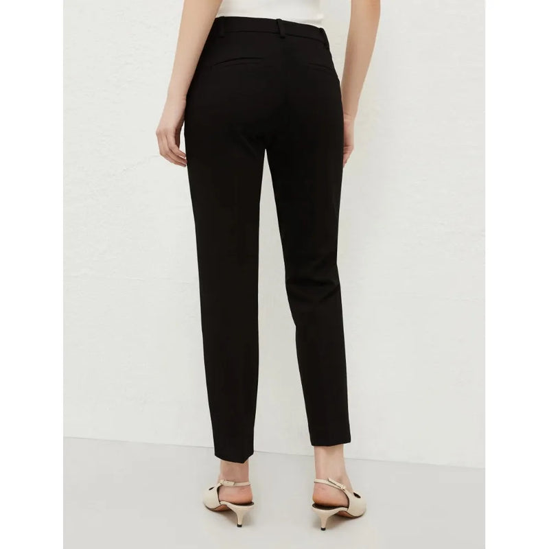 GEMMA Viscose Stretch Trouser Black