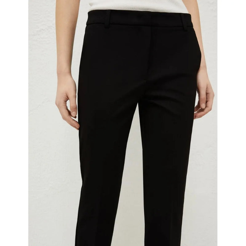 GEMMA Viscose Stretch Trouser Black