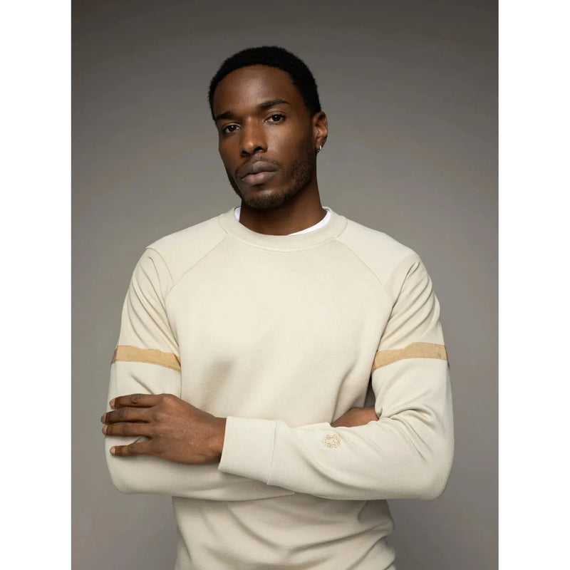 Mos Mosh Curley Sweat Shirt Ecru