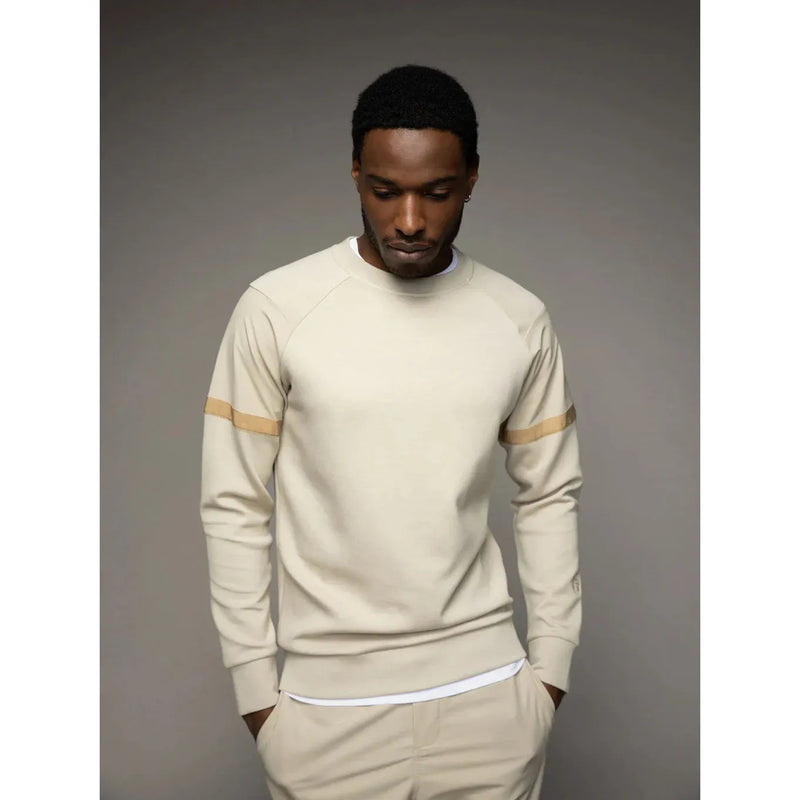 Mos Mosh Curley Sweat Shirt Ecru
