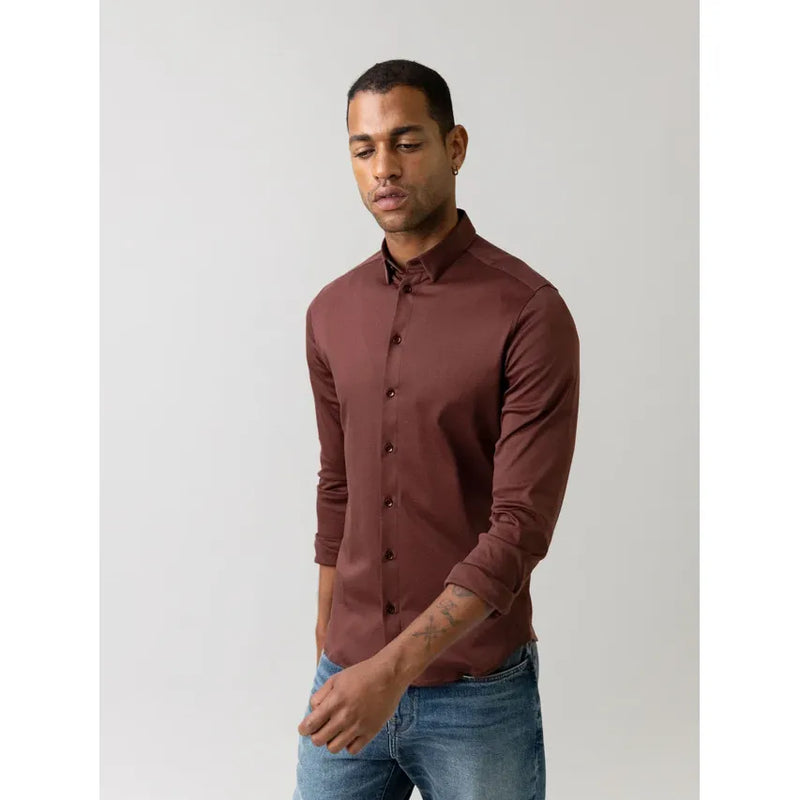 Marco Jersey Shirt Brown