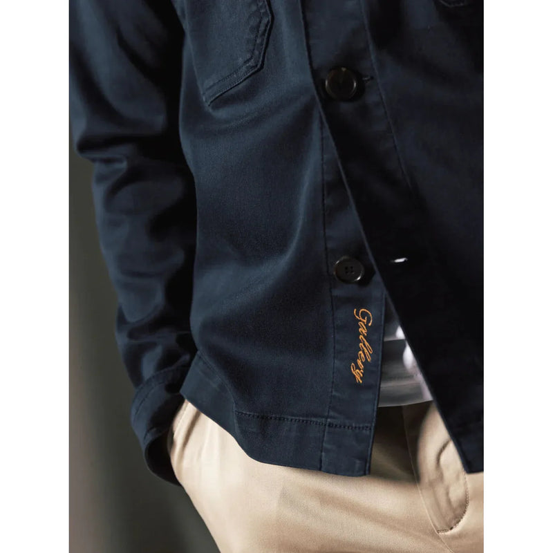 Mos Mosh Soft Overshirt Navy