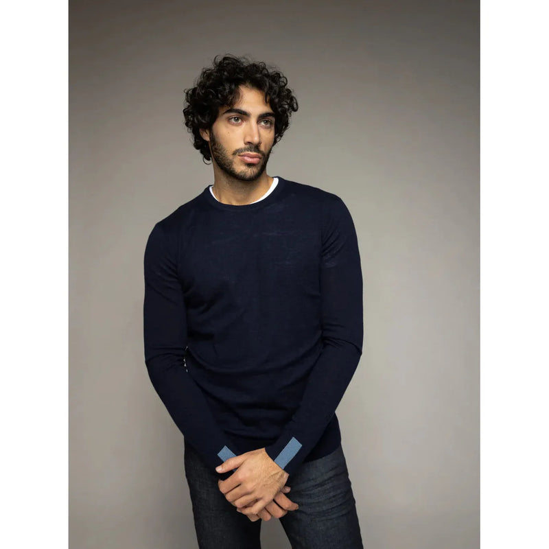 Mos Mosh Adam Knit Jumper Navy