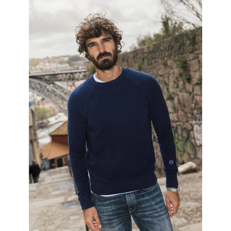 Mos Mosh Pablo Wool Knit Navy