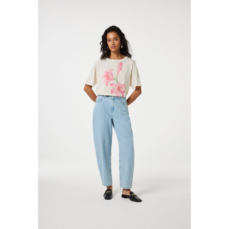 Fay Flower T-Shirt Off White