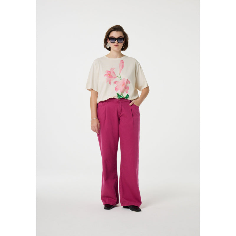 Fay Flower T-Shirt Off White
