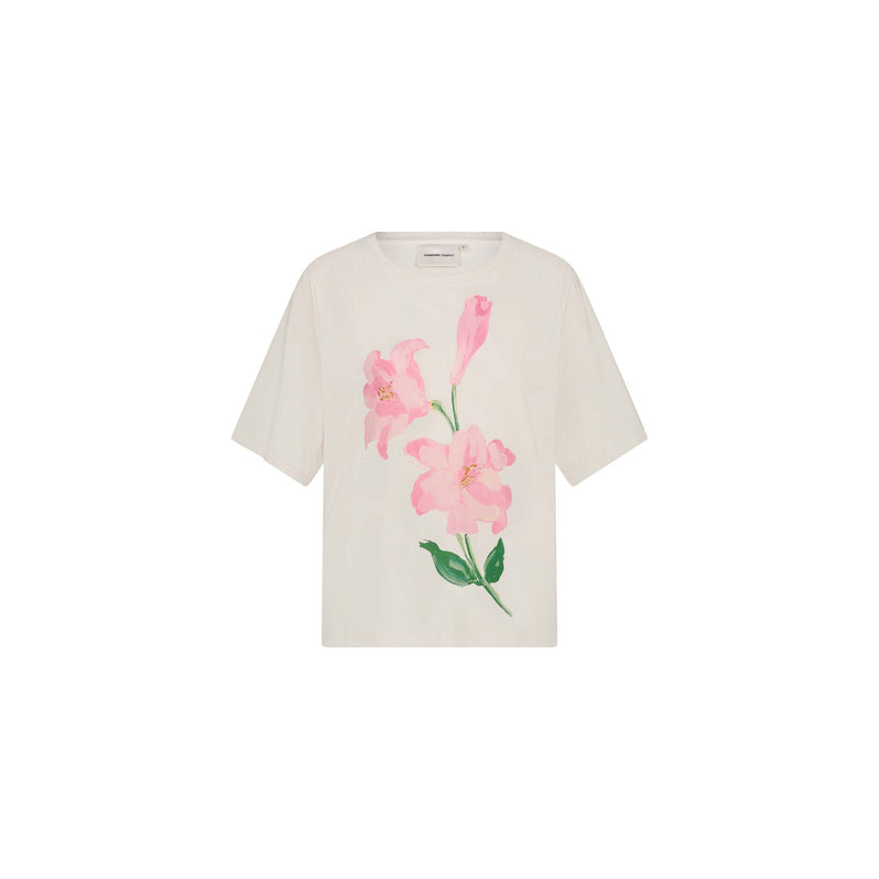 Fay Flower T-Shirt Off White