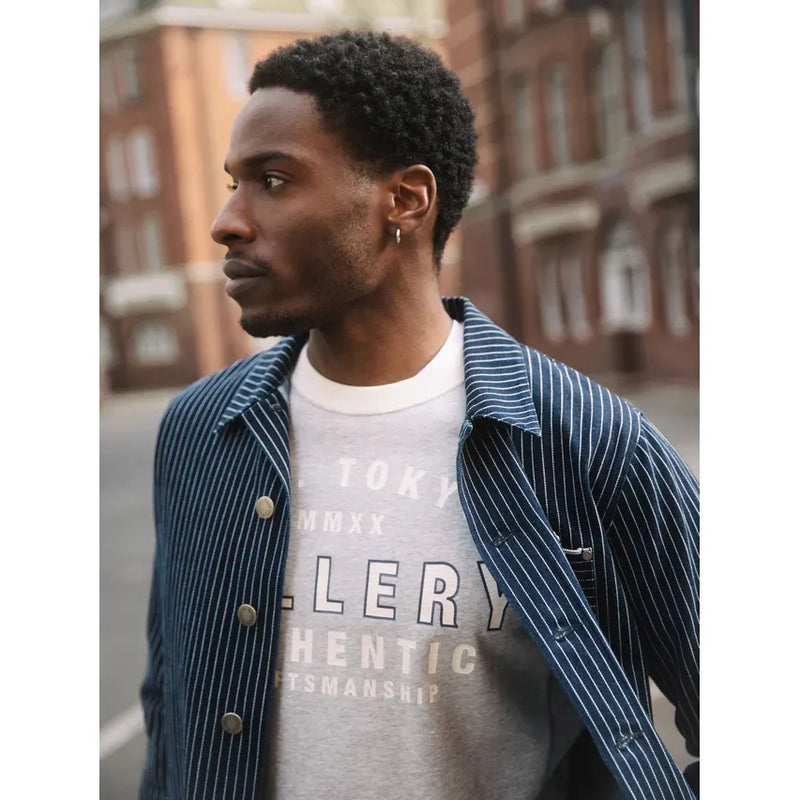 Mapham Stripe Denim Blue Jacket