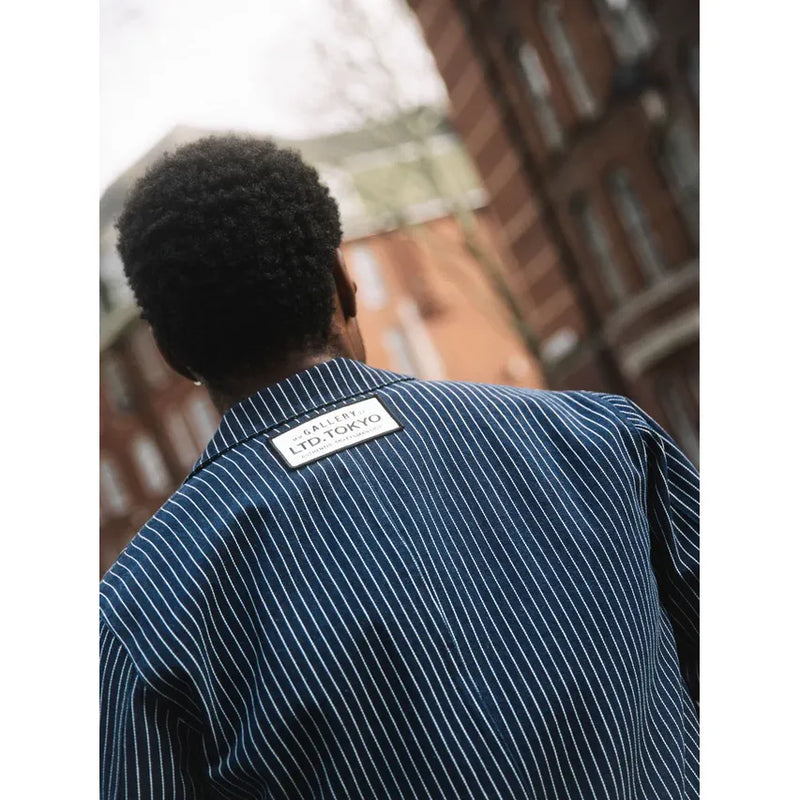 Mapham Stripe Denim Blue Jacket