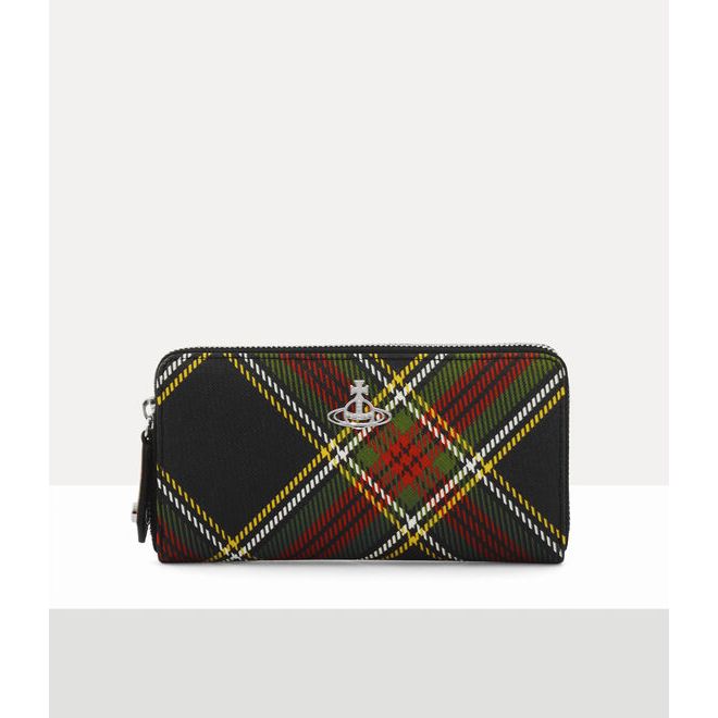 Classic Zip Round Wallet Chelsea Tartan