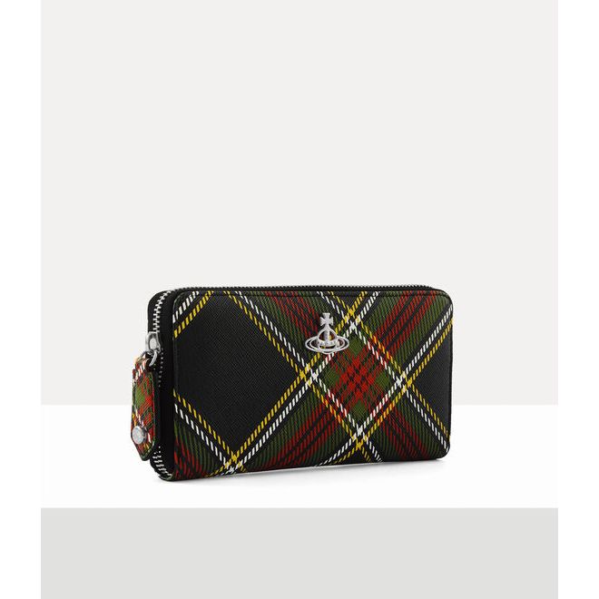 Classic Zip Round Wallet Chelsea Tartan